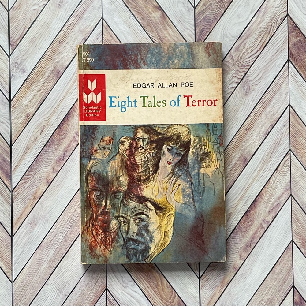 1964 Vintage Paperback Edgar Allan Poe Eight Tales of Terror Classic Horror